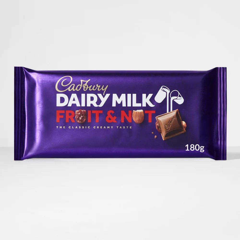 Cadbury Dairy Milk Fruit & Nut Bar 180g Image 1