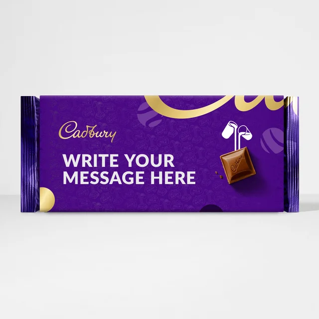 Cadbury Dairy Milk Chocolate Bar 345g Personalised
