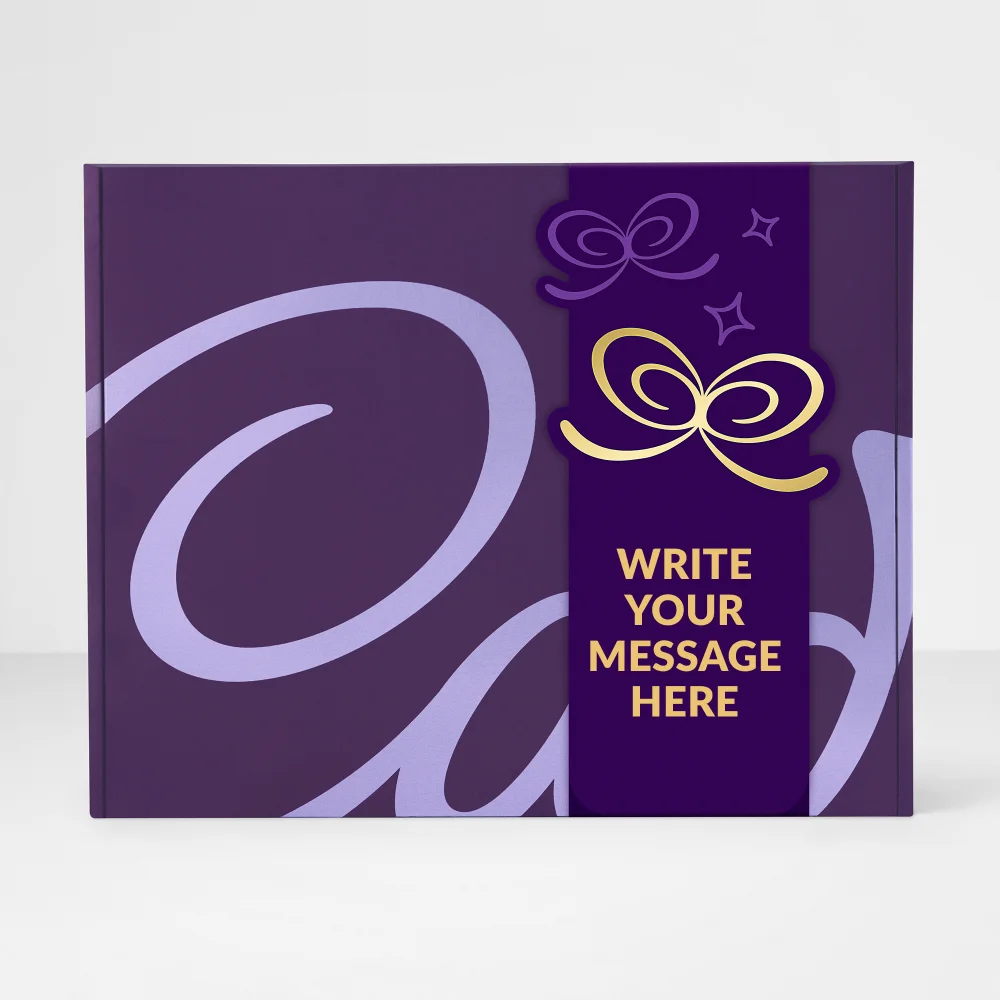 Cadbury Chocolate Birthday Gift Box Personalised Image 1