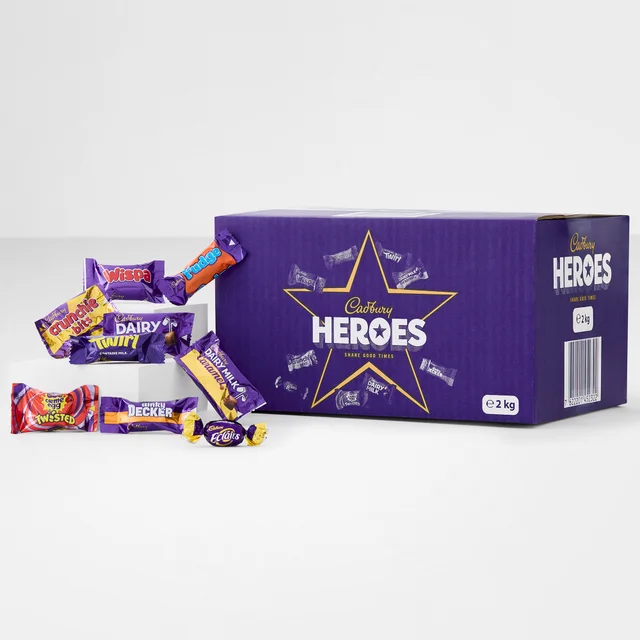 Cadbury Heroes Chocolate Bulk Sharing Box 2kg