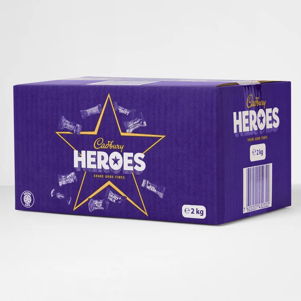 Cadbury Heroes Chocolate Bulk Sharing Box 2kg Image 1