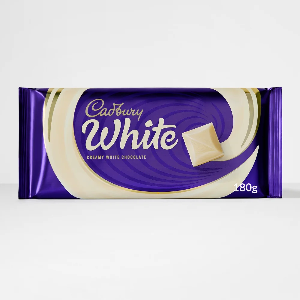 Cadbury White Chocolate Bar 180g Image 1