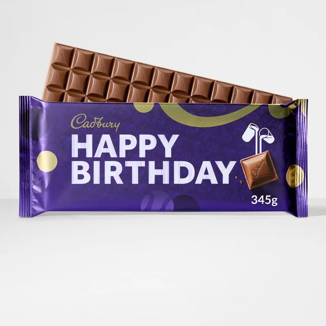 Cadbury "Happy Birthday" Dairy Milk Bar 345g Personalised