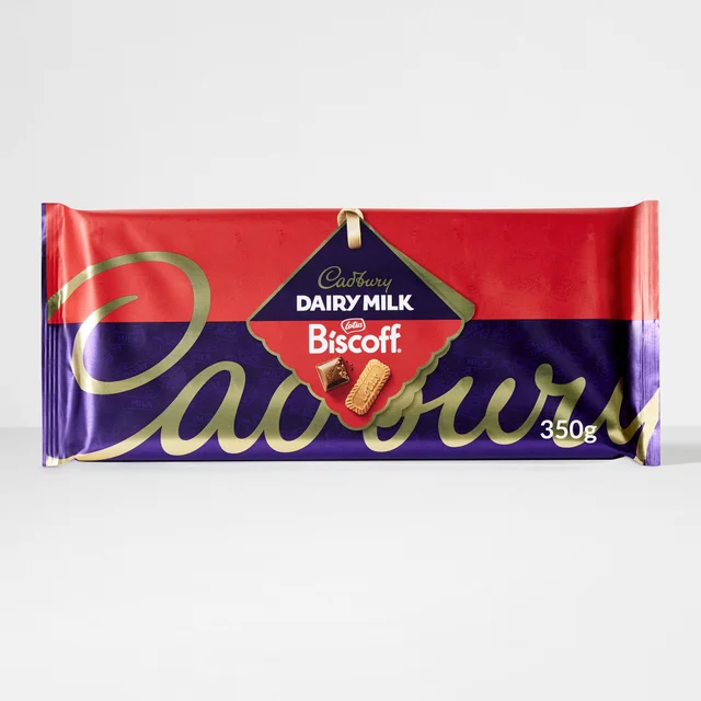 Cadbury Dairy Milk Biscoff Chocolate Bar 350g
