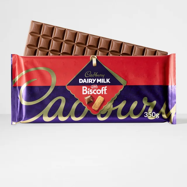 Cadbury Dairy Milk Biscoff Chocolate Bar 350g