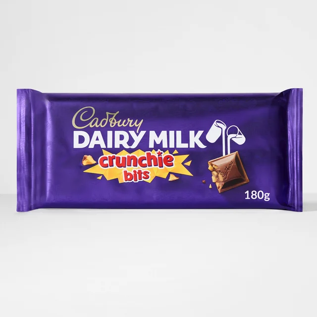 Cadbury Dairy Milk Crunchie Bar 180g