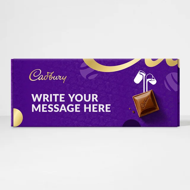 Cadbury Dairy Milk Chocolate Bar 850g Personalised