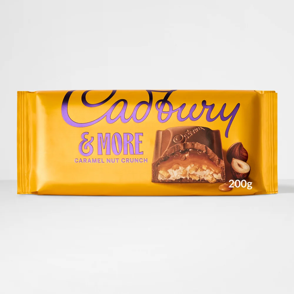 Cadbury Dairy Milk &More Caramel Nut Crunch Bar 200g Image 1
