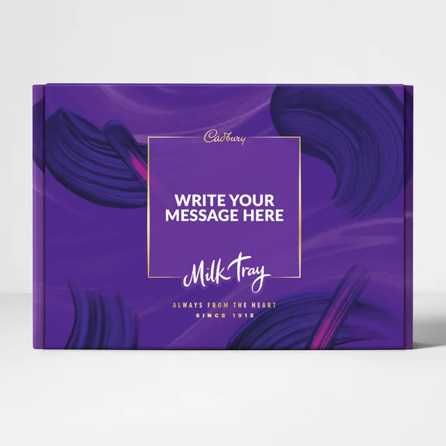 Cadbury Milk Tray Chocolate Box 445g Personalised