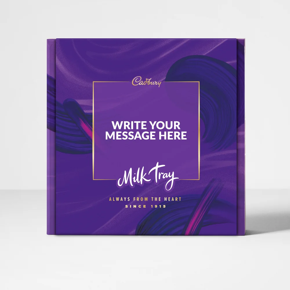 Cadbury Milk Tray Chocolate Box 312g Personalised Image 1