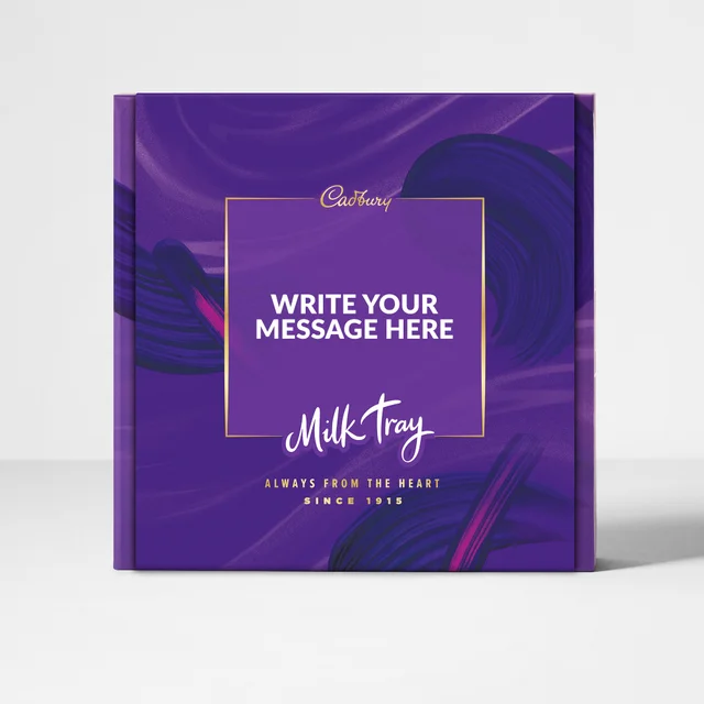 Cadbury Milk Tray Chocolate Box 312g Personalised
