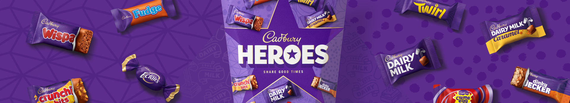 Cadburys Hero's share the good times
